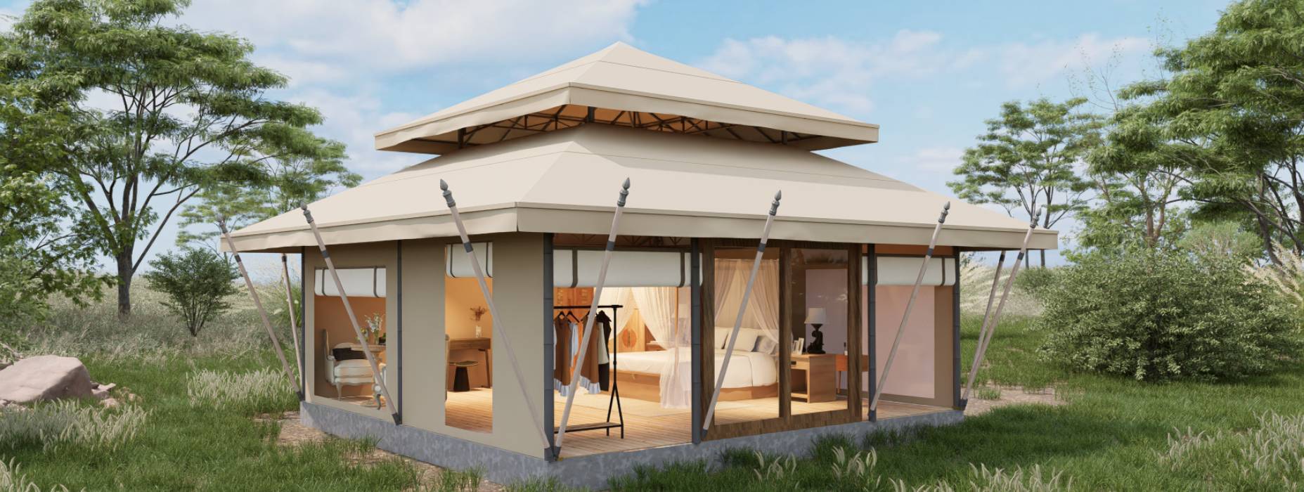 二连浩特市户外野奢帐篷